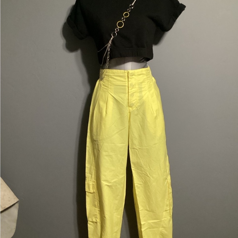 FP Movement by Free People Bright Yellow Wide Leg Pants